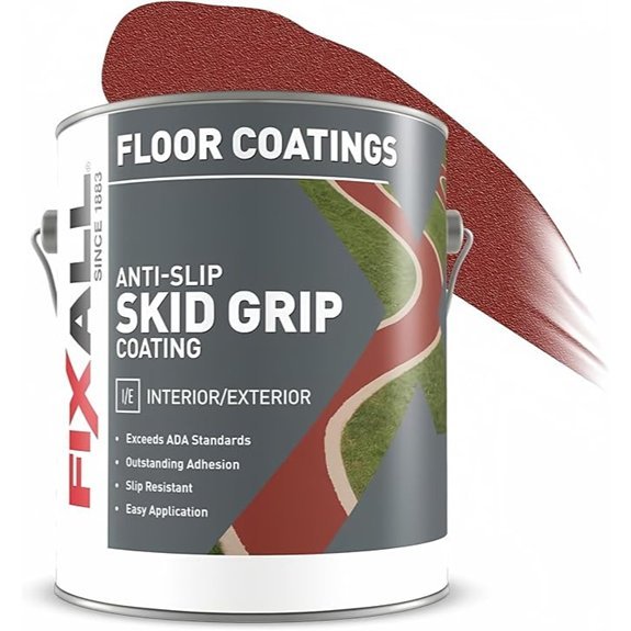 FIXALL Anti-Slip Coating 1 Gallon Crimson ADA-Exceeding