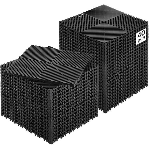 VEVOR Interlocking Drainage Mats (40 Tiles)