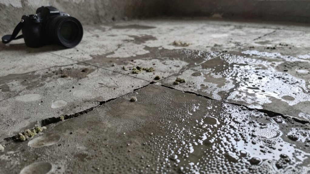 unsealed floors promote mold